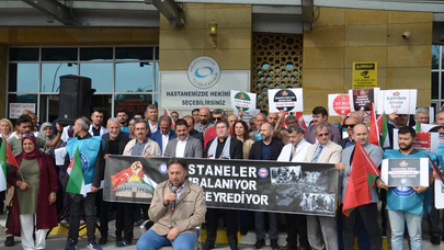 Sağlık-Sen, İsrail’in Zulmünü Proteste Etti