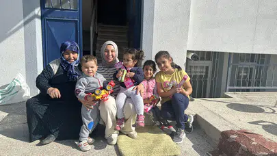 Şahiner Çocukları Sevindirdi