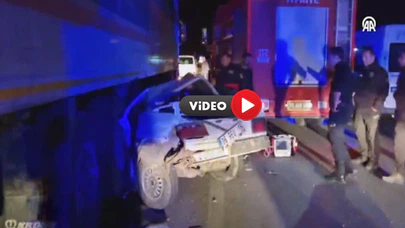 Çorum'da Tırla Çarpışan Otomobilin Sürücüsü Öldü