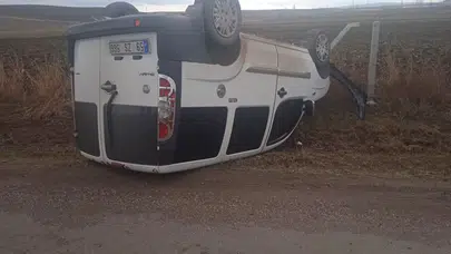Çorum’da bir Acayip Kaza, Görenler Dönüp Bir Daha Baktı