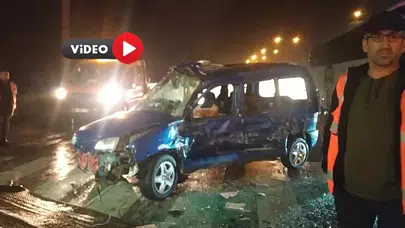 Çorum’da Otomobille Yolcu Otobüsü Çarpıştı, Bir Ağır Yaralı