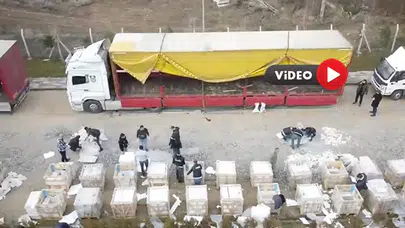 Çorum’da Operasyon, Bir Ton Uyuşturucu Ele Geçirildi