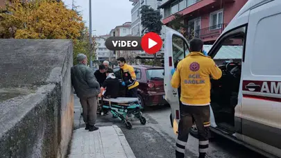 Çorum’da İki Otomobil Birbirine Girdi: 2 Yaralı