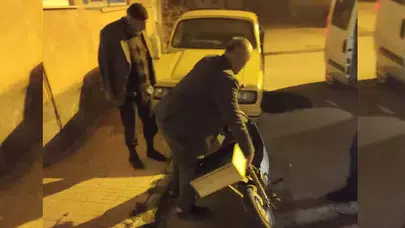 Çorum’da Hırsızlar, Yakalanacaklarını Anlayınca Çaldıklarını Bırakıp Kaçtı