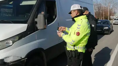 Laçin’de Kış Lastiği Denetimi
