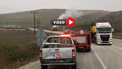 TIR’daki Oksijen Tüpünde Sızıntı Çıktı, Ortalık Karıştı
