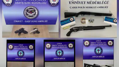 Şok Uygulamada Silah ve Uyuşturucu Madde Ele Geçirildi