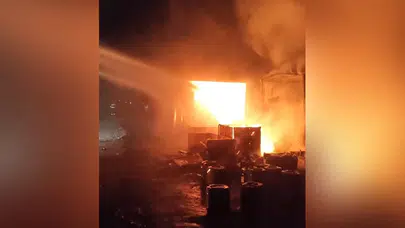 Çorum’daki Savunma Sanayi Fabrikasında Yangın!