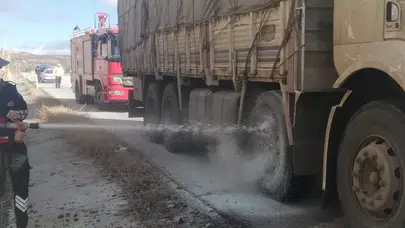 Seyir Halinde Alev Aldı