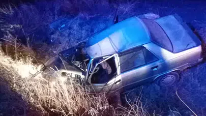 Çorum’da Kaza Yapan Oğullarını Ziyarete Giden Aile Kaza Yaptı