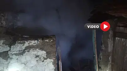Kömürlükte Çıkan Yangın Korkuttu