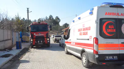Alaca'da Yaşlı Kadının Evinde Çamaşır Makinasından Yangın Çıktı   
