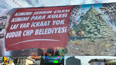 CHP’deki Para Sayma Skandalına Pankartlı Gönderme
