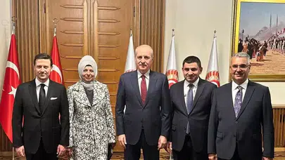 Ahlatcı Resepsiyona Katıldı