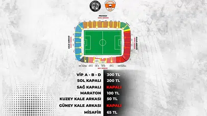 Adanaspor Maçı Biletleri Satışta!