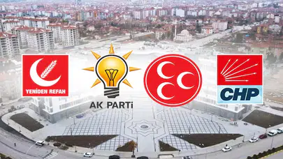 Belediye Meclisinde Dört Parti
