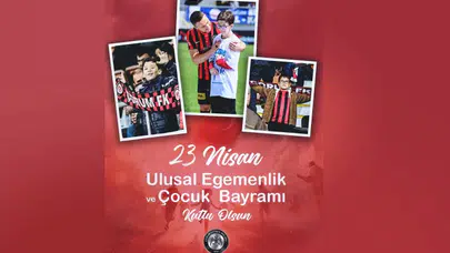 Kırmızı-Siyahlılardan 23 Nisan Paylaşımı