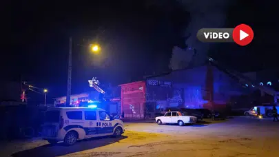 Atölyede Yangın Çıktı