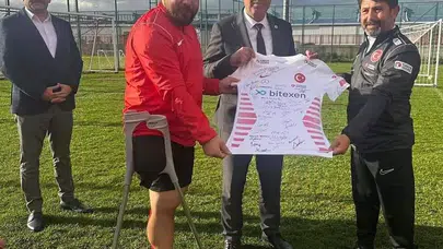 Alaca’dan Milli Takıma ve Çorum FK’ye Destek Ziyareti