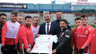 Belediyeden Milli Takıma Ziyaret