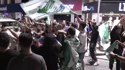 Bodrumsporlular geceyi kutlayarak geçirdi
