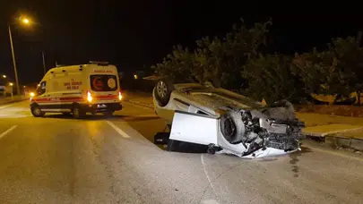 Taksi İle Otomobil Çarpıştı: 6 Yaralı