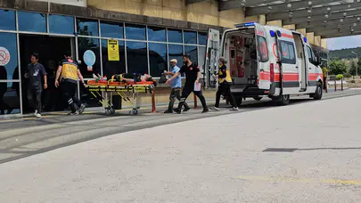Traktörden Düşen Kişi Yaralandı