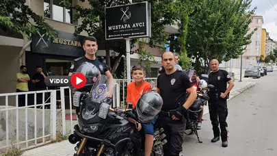 Yunus Ekipleri, Polis Olmak İsteyen Çınar’ı Mutlu Etti