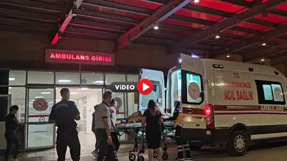 Motosiklet Yayaya Çarptı
