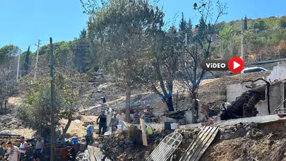 Babasının Evi Yandı, Gözyaşlarını Tutamadı