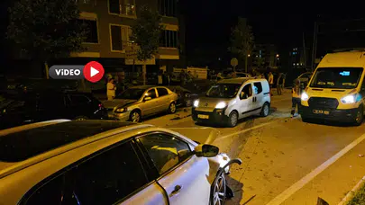 Peşinden Gidip Hızla Çarpmış, O Anlar Kamerada