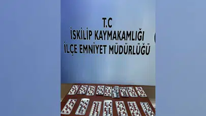 214 Adet Sentetik Hap Ele Geçirildi