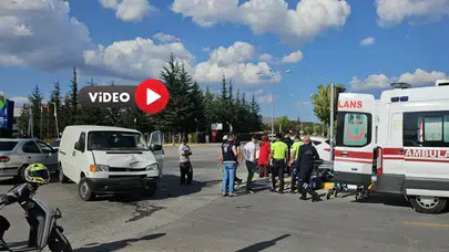 Kamyonetle Motosiklet Çarpıştı: 1 Yaralı