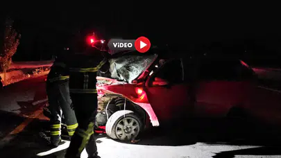 Osmancık Yolunda Traktörle Otomobil Çarpıştı: 1 Yaralı