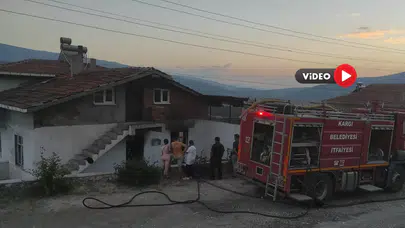 Müstakil Evde Yangın Çıktı, Küle Döndü