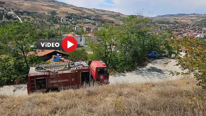 Ormanlık Alanda Korkutan Yangın