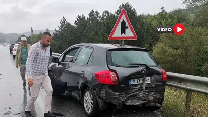 İki Otomobil Çarpıştı: 1 Yaralı