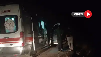 Kontrolden Çıkan Motosiklet Devrildi
