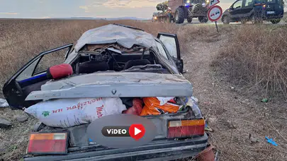 Çorum’da Otomobil Devrildi, Ölü ve Yaralılar Var