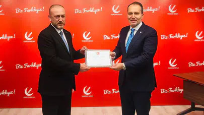 Fatih Erbakan’dan Çorum’a Başarı Belgesi
