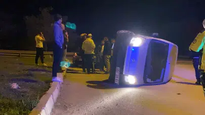 Hafif Ticari Araç ile Cip Çarpıştı