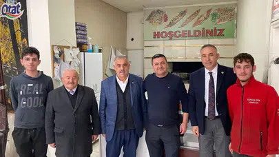 Gür ve Tahtasız Osmancık’ta Esnaf Ziyaret Etti