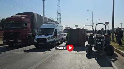 Kurtarıcıyla Traktörün Çarpıştı: Bir Yaralı