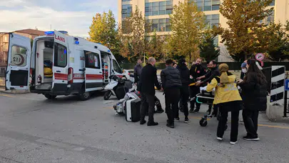 Otomobille Motosiklet Çarpıştı: 1 Yaralı