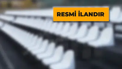 Tribün ve Seyirci Koltuğu Alınacak