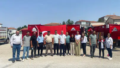 Alacalı Üreticilere Yem Karma Makinesi Desteği