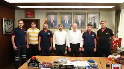 Bursa’dan Dönen Kahramanlara Teşekkür