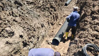 Boğazkale’de Hastane Yolunun Altyapısı Yenileniyor