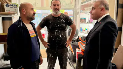Çiftlik Caddesi Esnafına Ziyaret