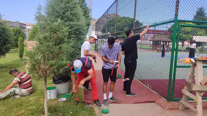 Osmancık'ta Spor Tesisleri Yenileniyor
